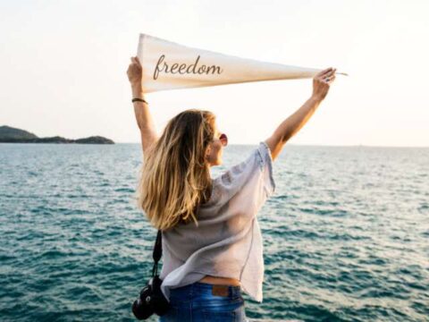 Freedom is at the end of the road when you're pursuing your dreams.