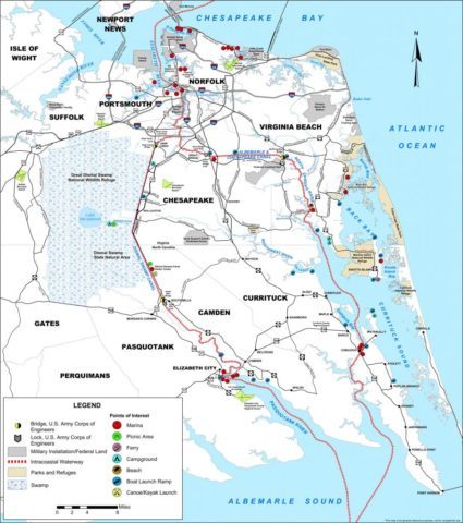 official intracoastal waterway map