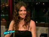 Katie Holmes on the television show 'Extra'.