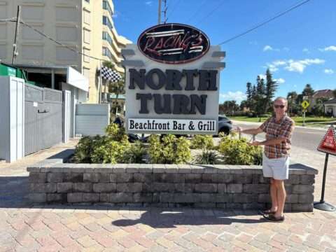 Racing's North Turn Beachfront Bar & Grill is one of the best places to eat in Daytona Beach and Ponce Inlet, Florida.