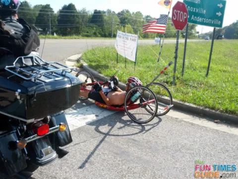 reclining-bike-on-the-road