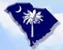 South Carolina logo - a palm tree and a crescent moon.